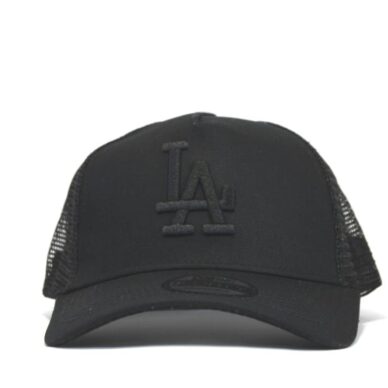 LA New Era кепка бейсболка тракер LA Los Angles черная
