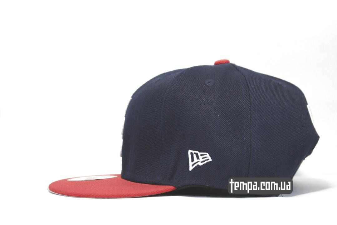 ньюэра магазин украина кепка snapback New Era Oakland Athletics синяя с красным козырьком